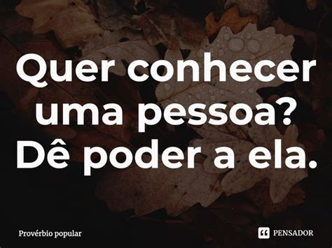 Frases de Conhecer as Pessoas